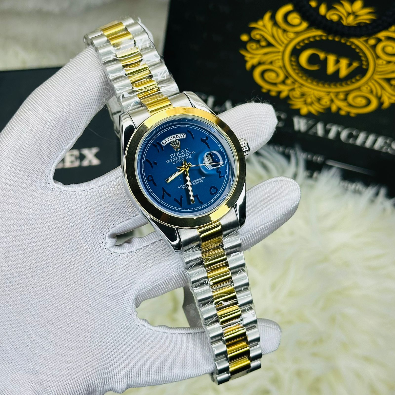 Premiume Quality Arabian RLX T Blue Watches