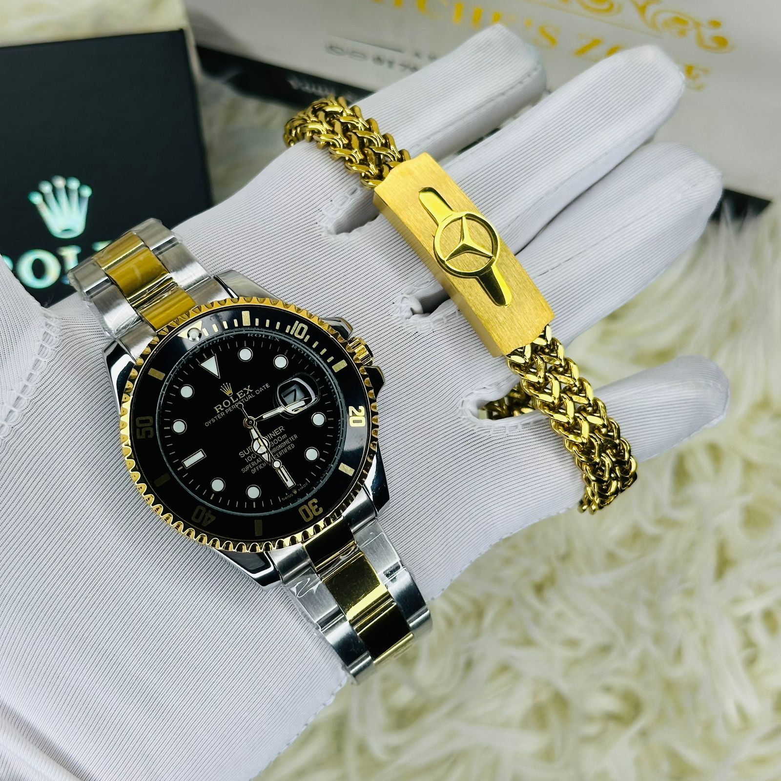 RLX Submariner Watches & Bracelet Combo